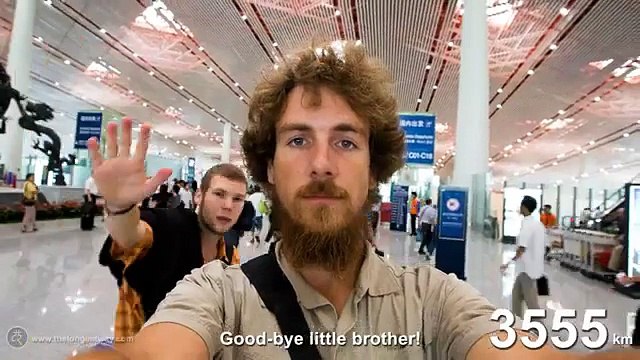 Il parcours 4500 kilomètres et prends une photo tout les jours