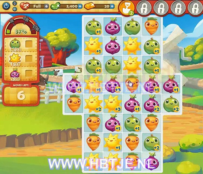Farm Heroes Saga level 6