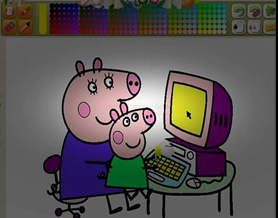 Peppa Pig en Español dibujos animados Peppa pig juego Peppa Cerdita Game Play