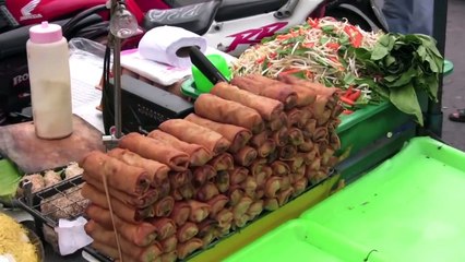 Скачать видео: Street Food  - Bangkok Street Food- Pad Thai