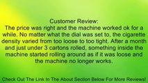 BestDealUSA Black Cigarette Roller Electric Cigarette Rolling Machine Automatic Injector DIY Review