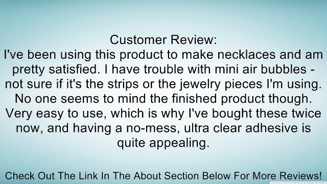 Instant Seal-itz Strips for Glass Photo Jewelry Making - Pack of 16 Review