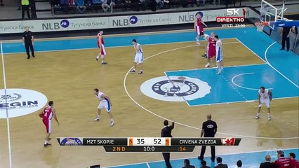 MZT - Crvena zvezda 76:79 / Trojka Vilijamsa uz zvuk sirene