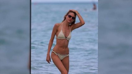 Martha Hunt's Christmas in her Bikini