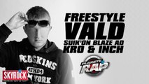 Freestyle de Vald, Suik'on Blaze AD, I.N.C.H & Kro en live dans Planète Rap