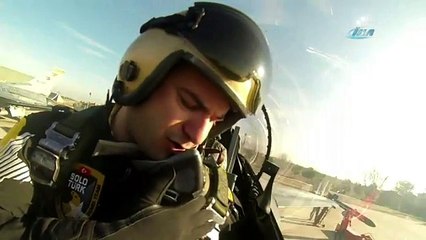 Hava Kuvvetleri Komutanı bizzat kendi uçarak denetledi