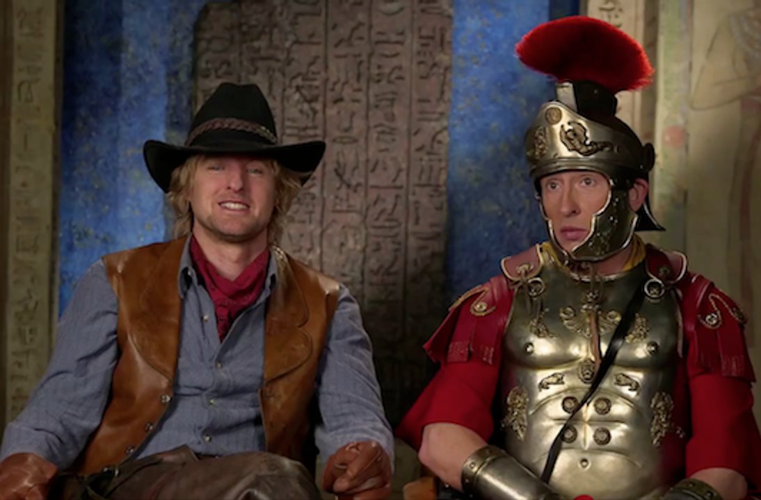 La Nuit au Musée : le Secret des Pharaons - Interview Owen Wilson et Steve Coogan VO