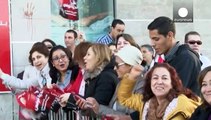 فرحة عارمة واحتفالات للموالين للباجي قايد السبسي في شوارع تونس