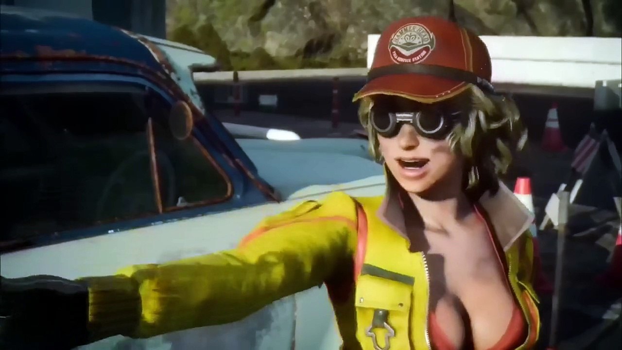 Final Fantasy 15 - Gameplay - Jump Festa 2014 (Cindy, Ville, Chien, etc.)