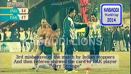 Kabaddi World Cup 2014 against Pakistan Declared illegal