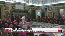 Pope Francis criticizes Vatican bureaucracy