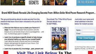 Real Mind Power Secrets  THE SHOCKING TRUTH Bonus + Discount