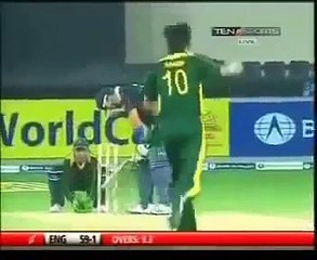 Shahid Afridi vs Kevin Pietersen