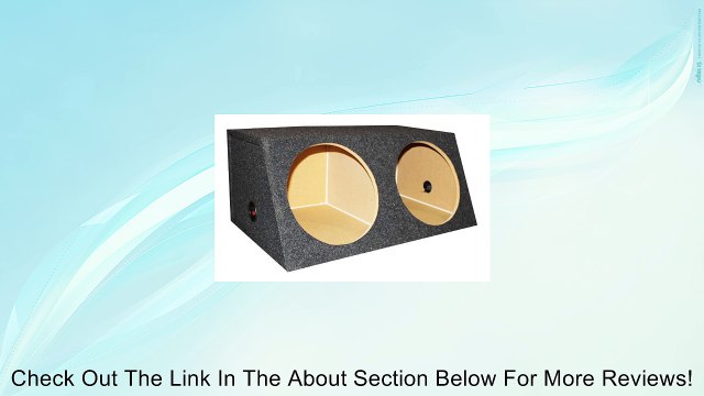 DUAL 12 inch SUBWOOFER SUB BOX Two SPEAKER ENCLOSURE Review