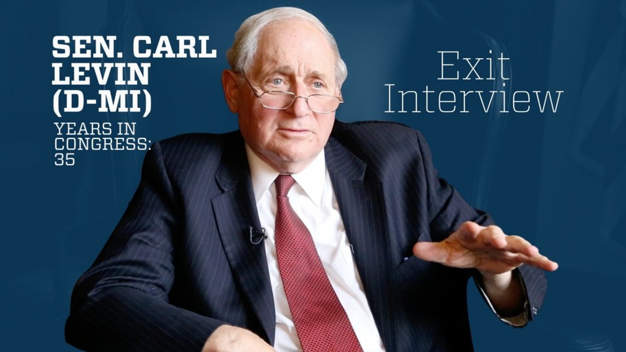 Sen. Carl Levin on lessons learned in Iraq, Afghanistan | Exit Interview