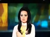 GEO NEWS Female News ANCHOR Singing Live on TV Caught on Camera