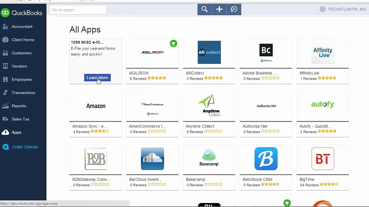 Use the Tax1099_com App on QuickBooks Online | 1099 Misc Efile ,1099-div, E-file 1099-misc | Irs Approved