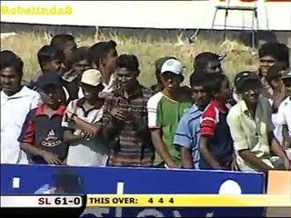 4 4 4 4 4 4 Sanath Jayasuriya MAGIC BATTING 24 runs in one over