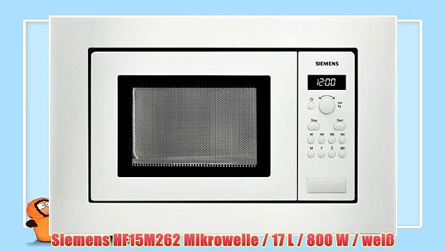 Siemens HF15M262 Mikrowelle / 17 L / 800 W / weiÃŸ