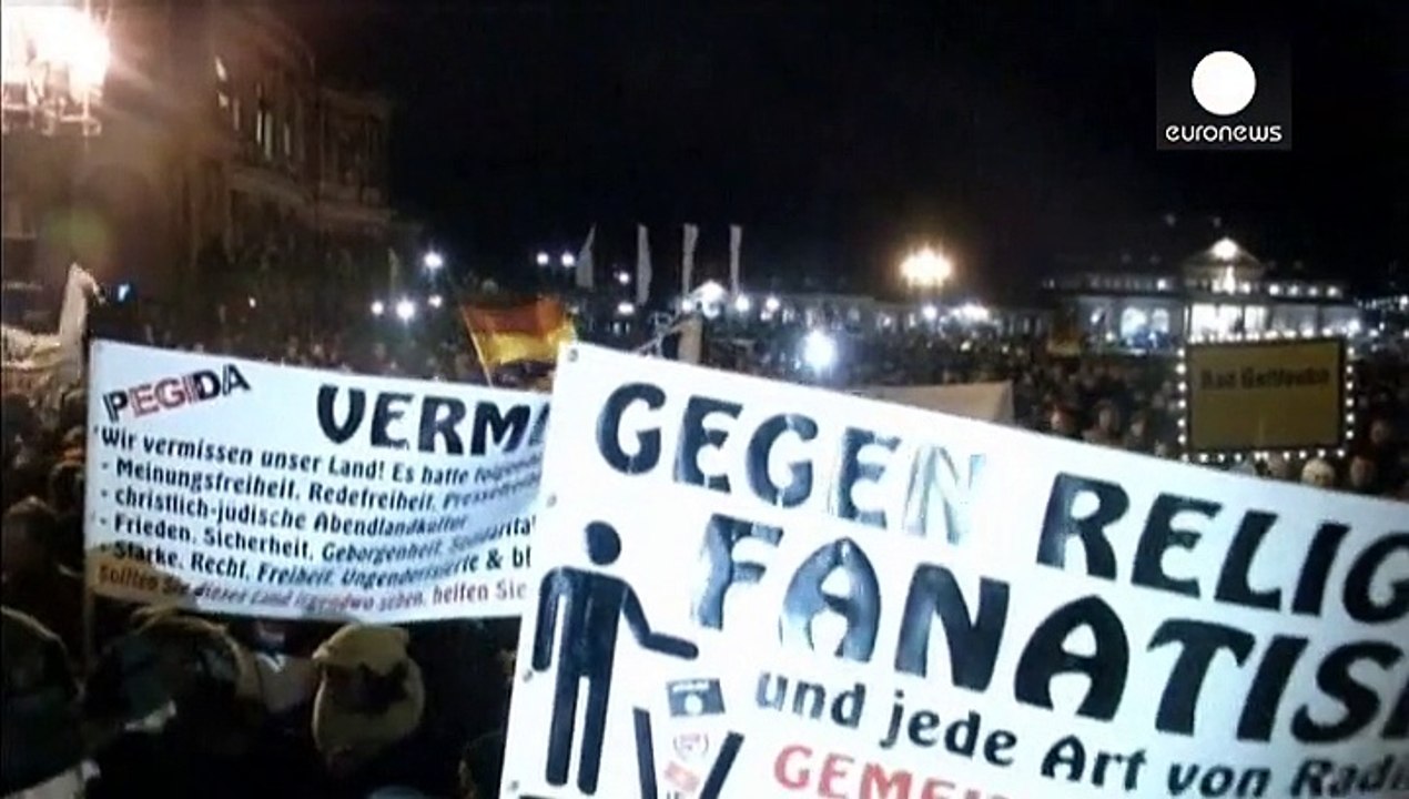 Weitere 'Pegida'-Kundgebung samt Gegendemo in Dresden