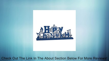Rite-Lite Judaica Happy Chanukah Wood Table Decoration with Glitter Accents Review