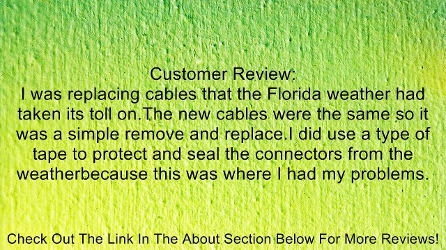 WennoW Lot 4 50FT BNC Male Cable for Swann / Q-see / Zmodo / Indoor or Outdoor CCTV security camera with 4 BNC Female to Female adapter Review