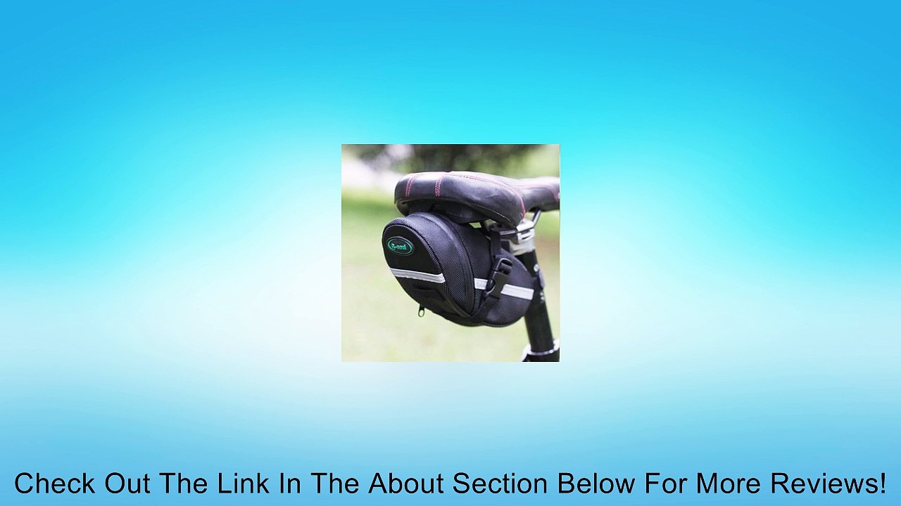 KLOUD City � Black Silkworm reflective trim seat saddle bag for cycling bike bicycle Review