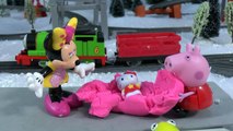 Peppa Pig Play Doh Shopkins Princess Anna Surprise Presents Toys Thomas and Friends Minnie Mouse