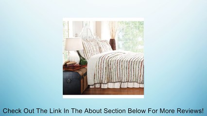 Bella Ruffle Rows Quilt Set Full/Queen - $84.99 Review