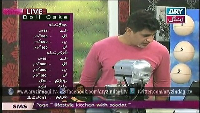 Lifestyle Kitchen, 23rd December 2014, Sponge Cake, Swiss Roll, Doll Cake & Cup Cakes