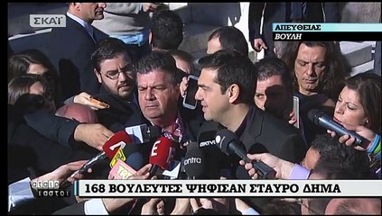 Δηλώσεις Τσίπρα μετά την προεδρική ψηφοφορία