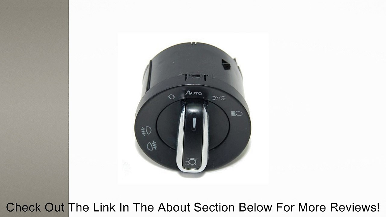 HQRP Headlight Switch for Volkswagen Passat 2005 / 2006 / 2010 Passat CC B6 2009 / 2010 / 2011 / 2012 plus HQRP Coaster Review