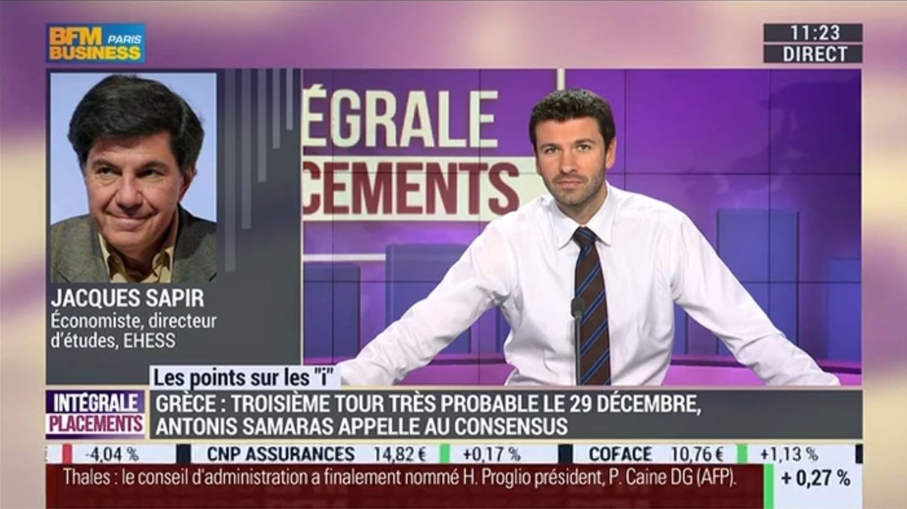 Jacques Sapir: Grèce: Pourquoi l'éventuelle arrivée de Syriza au pouvoir est-elle une menace pour l'Europe et la zone euro ? - 23/12
