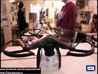 Coffee Served Flying - the 'Coffee Copter'