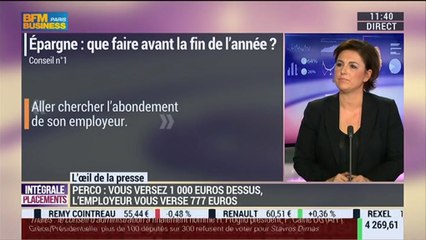 Épargne retraite: "Le Perco, c'est le meilleur placement du monde et des environs": Mireille Weinberg - 23/12