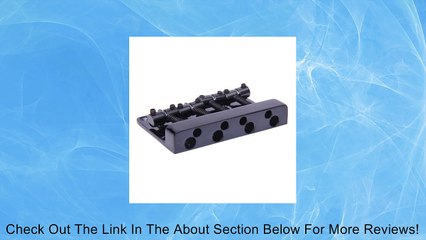 Black Four String Bass Bridge Review