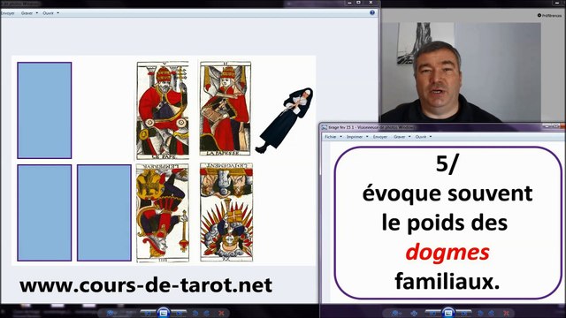 Vincent Beckers présente le premier tirage de tarot de 2015
