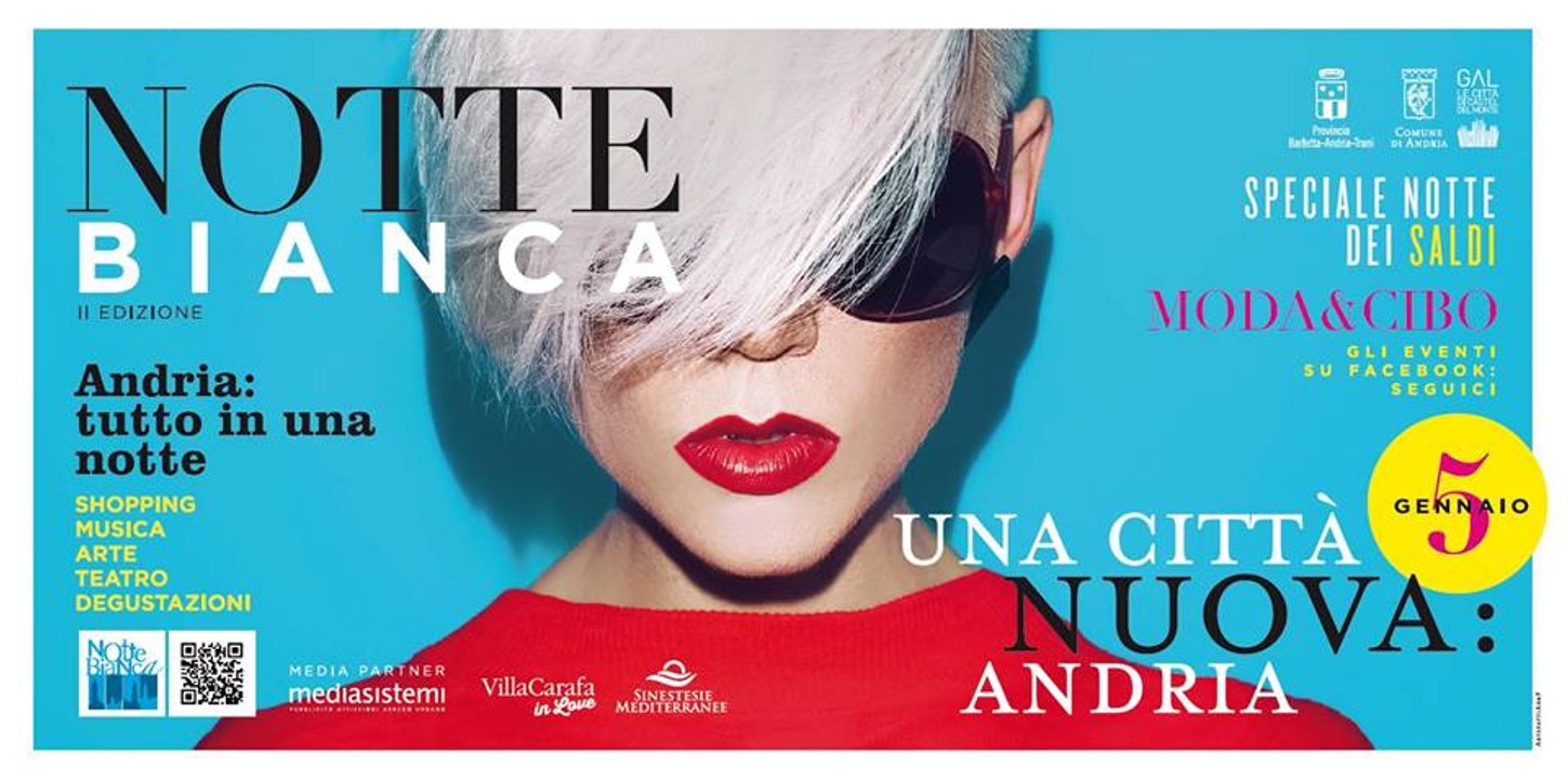 Andria, "Notte Bianca 2015" -  conferenza stampa di presentazione