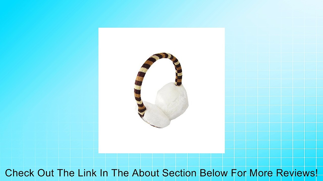 Children 3-Tone Striped Print Plush Ear Muff Earmuff Review