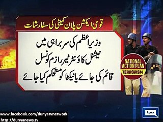 National Action Plan Committee formed by PM agrees on 8 out of 17 points.