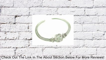 Brass Buddha Knot Necklace Silver Tone Review