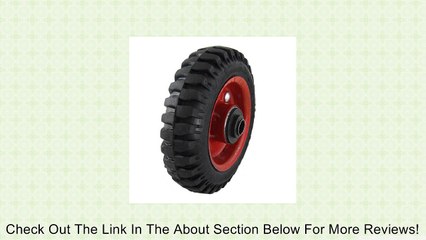 6" Dia Nonslip Rubber Black Caster Wheel for Wheelbarrow Review