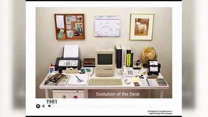 L'EVOLUZIONE DELLA SCRIVANIA DAL 1980-2014