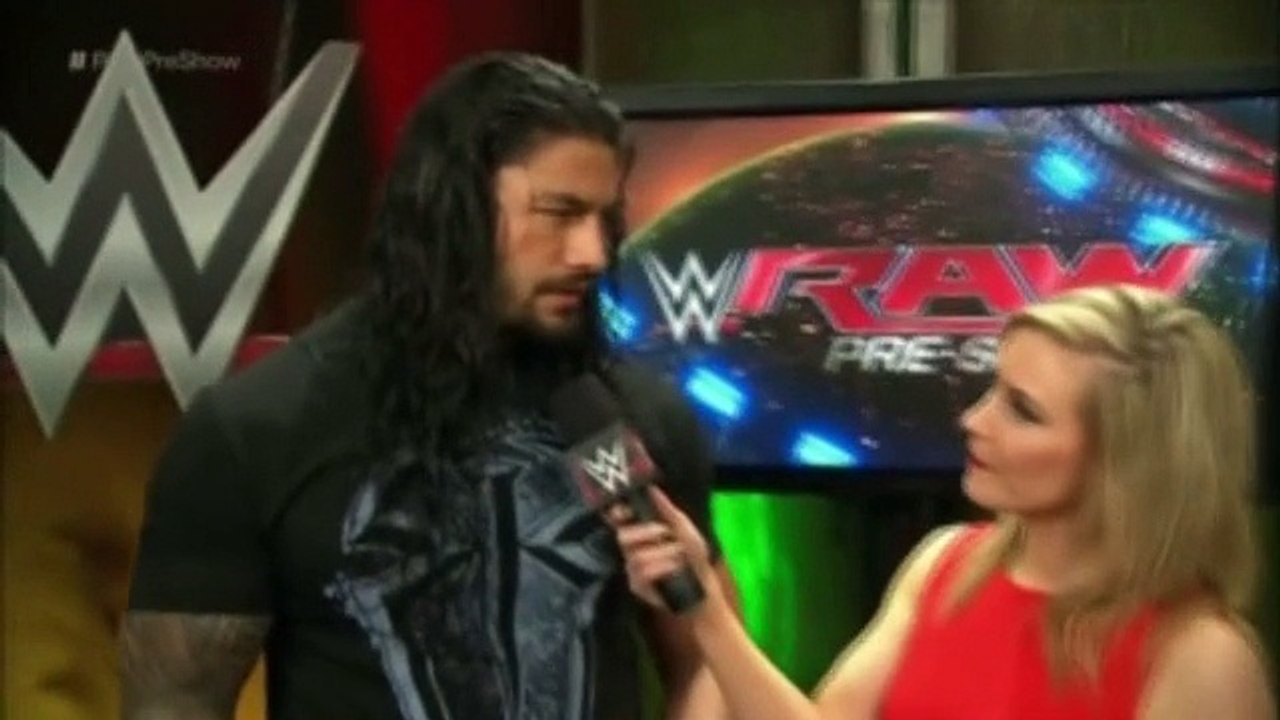 Renee Young interviews Roman  Reigns (22-12-14)