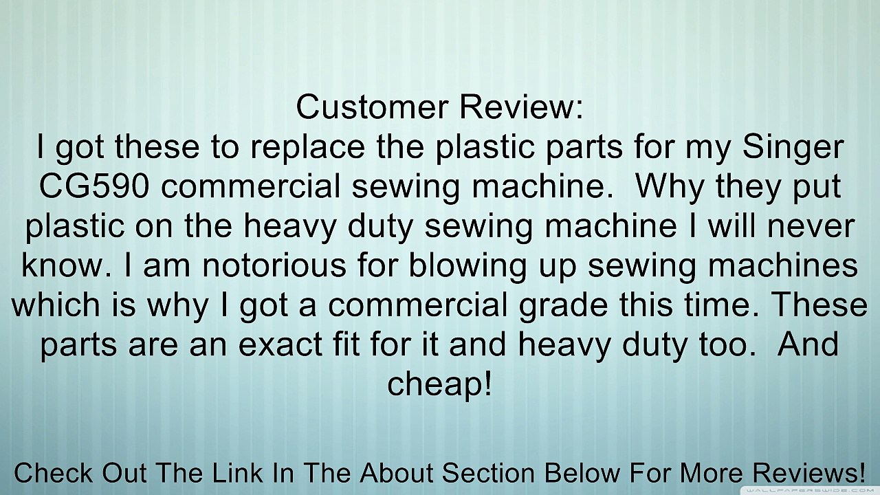 Singer Sewing Machine Presser Foot Kit Review