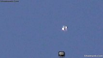 UFO OVNI Plativolo Platillo Objeto Volador No Identificado Artefacto Color Plateado Flotando Sobre Un Rancho En Mexico Dic 2014