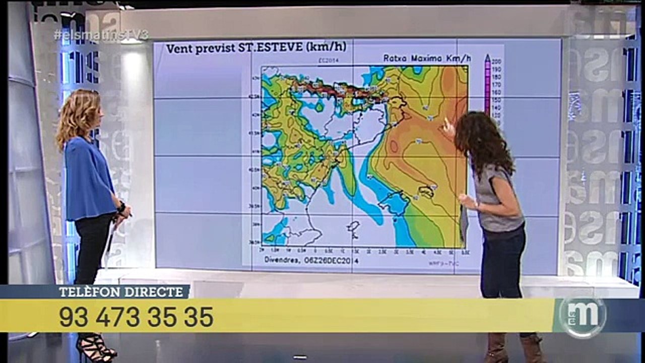 TV3 - Els Matins - Temps fred i assolellat per Nadal