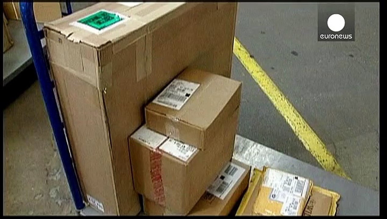 Paketdienste vor weihnachten auf hochtouren