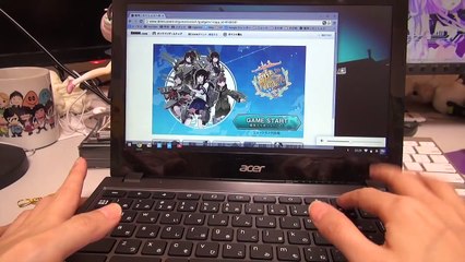 acer C720 Chromebookで艦これは動くのか ChromeOS #2