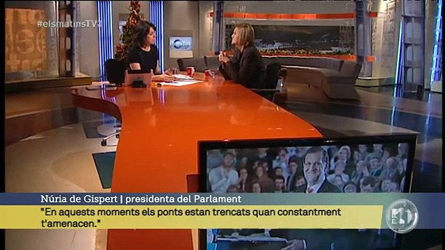 TV3 - Els Matins - Núria de Gispert: Només hi pot haver eleccions si són plebiscitàries